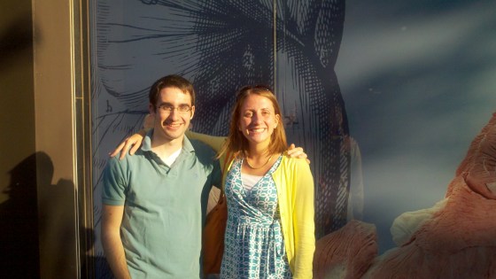 Greg and me the last time he came to see me on his own