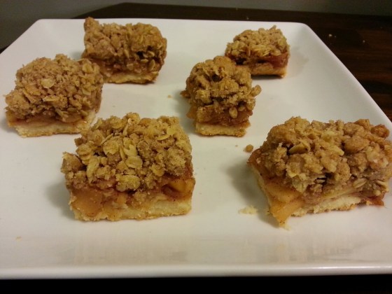 apple crumb pie bars - i crashed the web