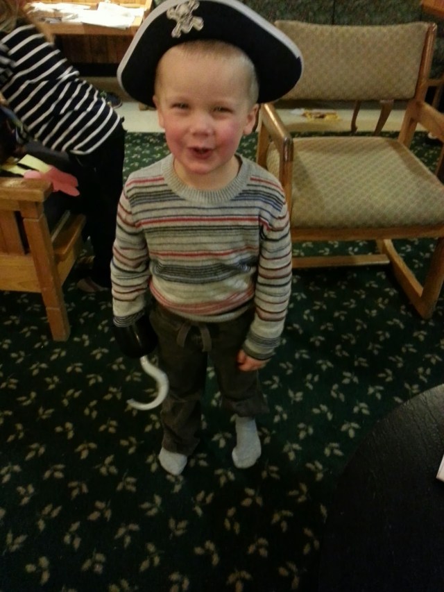 Pirates are completely normal on Thanksgiving, right? Didn't they come over with the pilgrims?