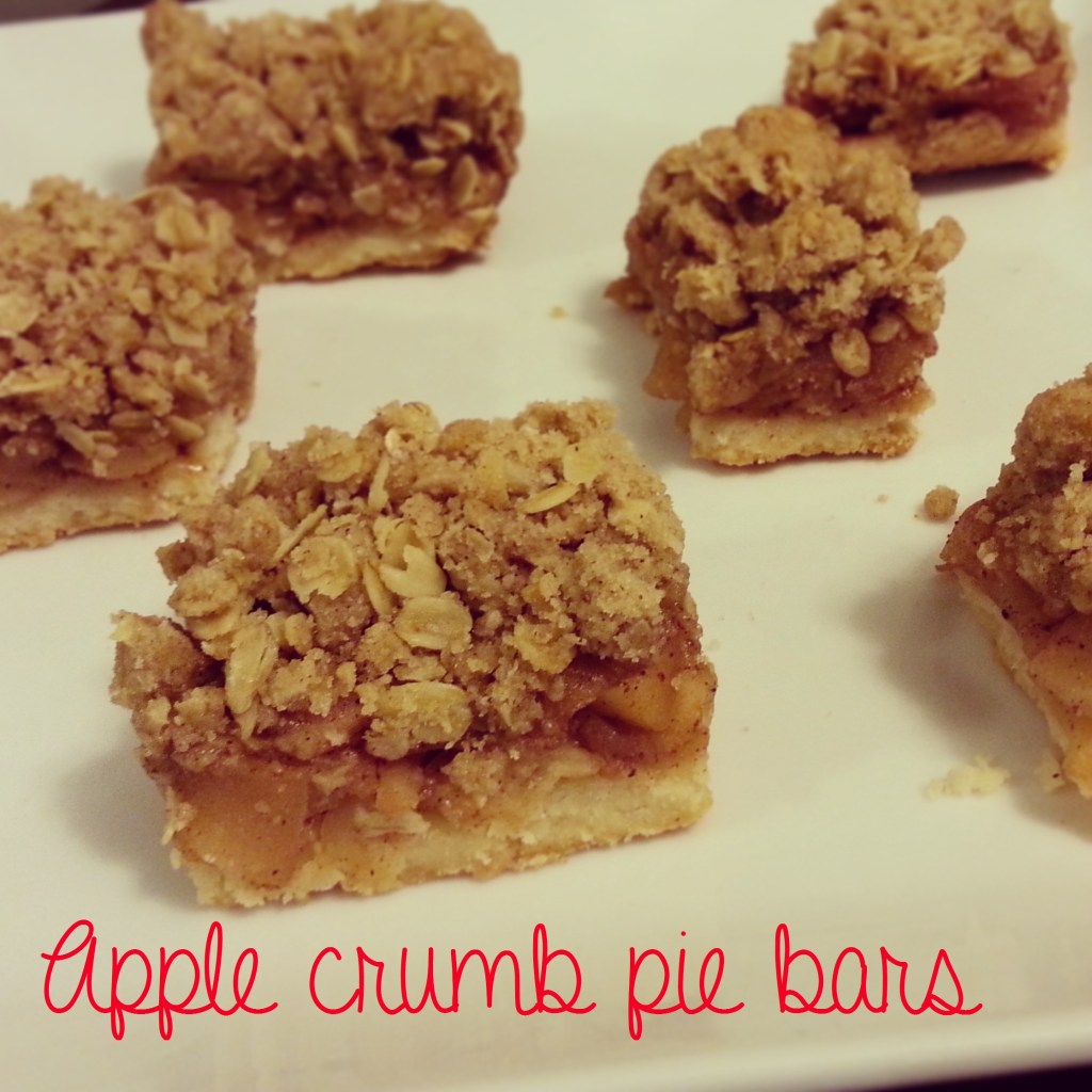 apple crumb pie bars - i crashed the web