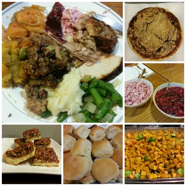 dinner collage