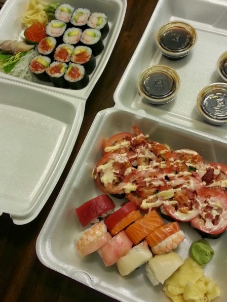 another dinner thanks to Sushi 86