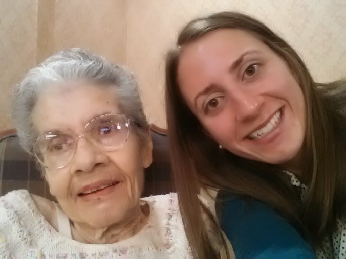 Teaching my grandmother the art of the selfie