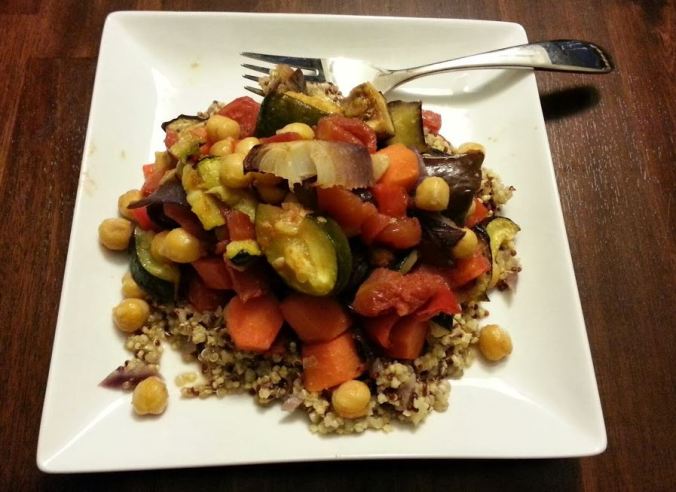 Vegetarian Chickpea Ratatouille - i crashed the web