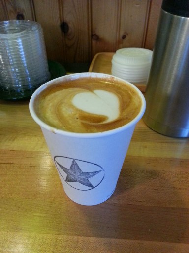 Love my Rising Star almond milk lattes