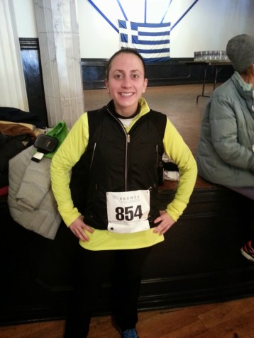 Tired but happy the 12 miles are done. 