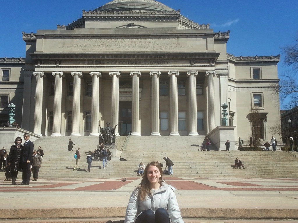 hanging around Columbia the next day