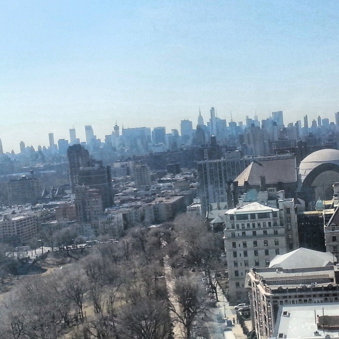 view from the top of his dorm