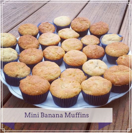 mini banana muffins~i crashed the web