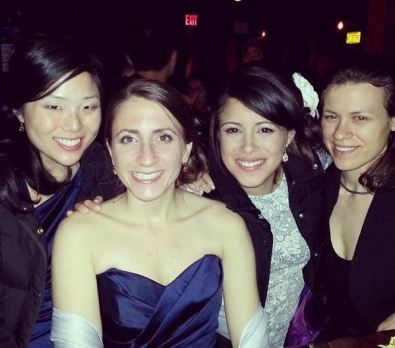 Celebrating with my favorite ladies after the wedding