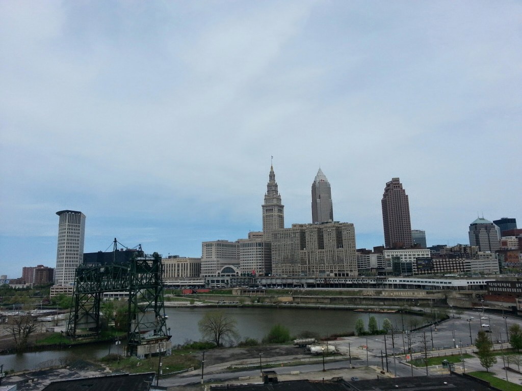 Seen from our walk - a great view of downtown