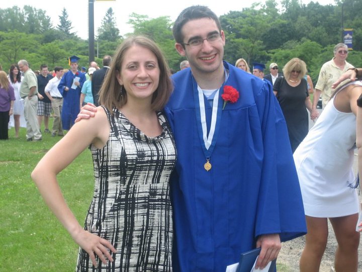 Greg and me at his high school graduation