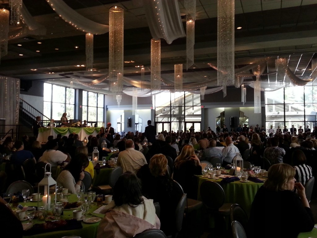 Hundreds of people at the PBK Scholastic Awards - Students, Parents, Teachers