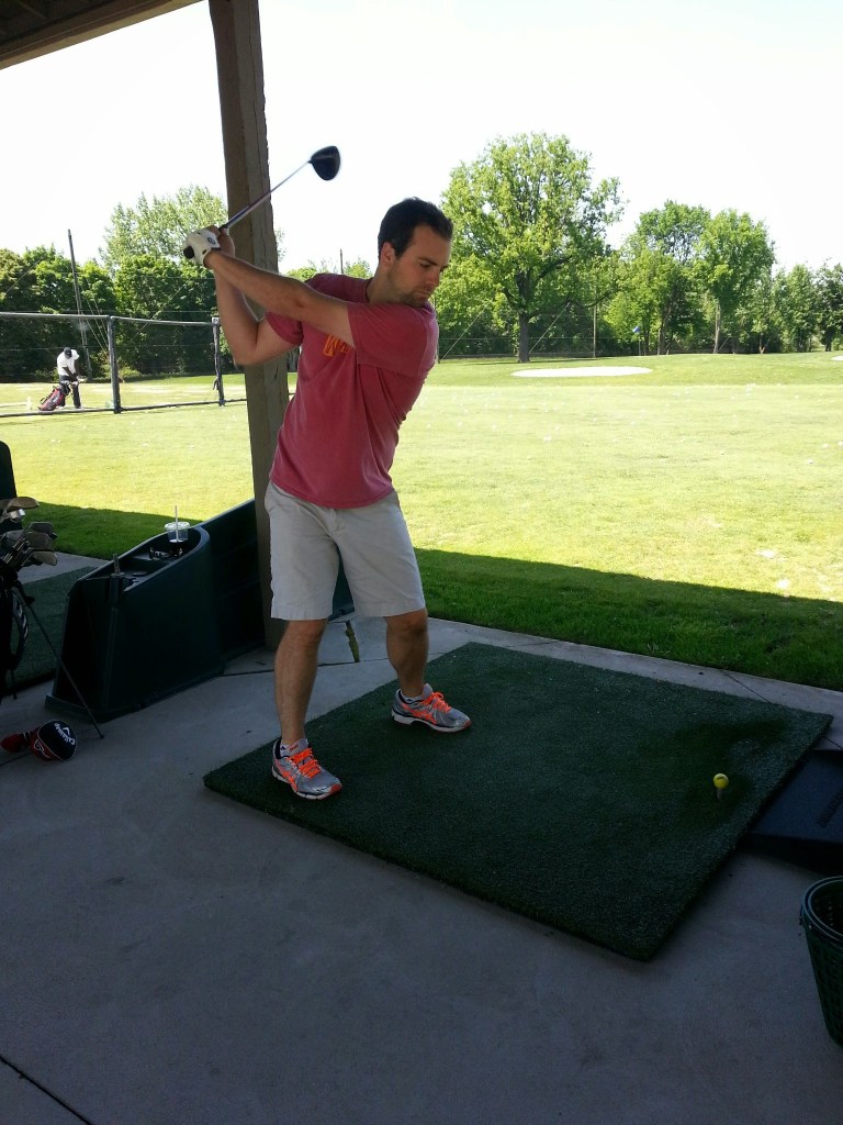 B actually knows how to golf