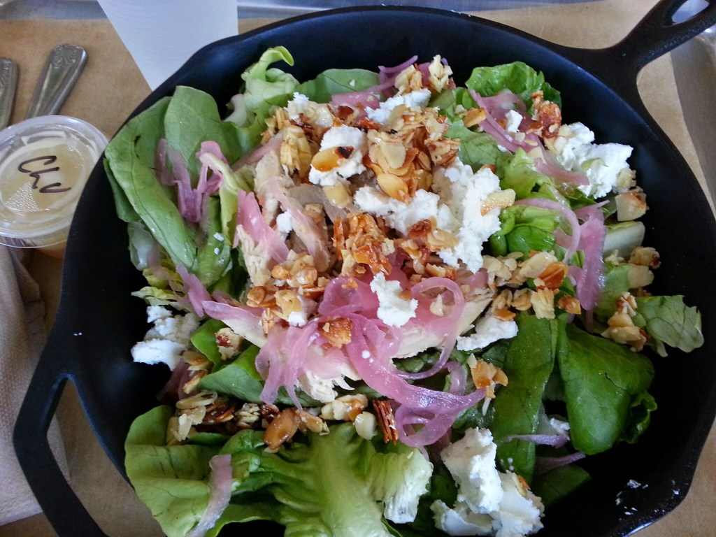 One of my favorite post-run meals - Rothschild Farms salad