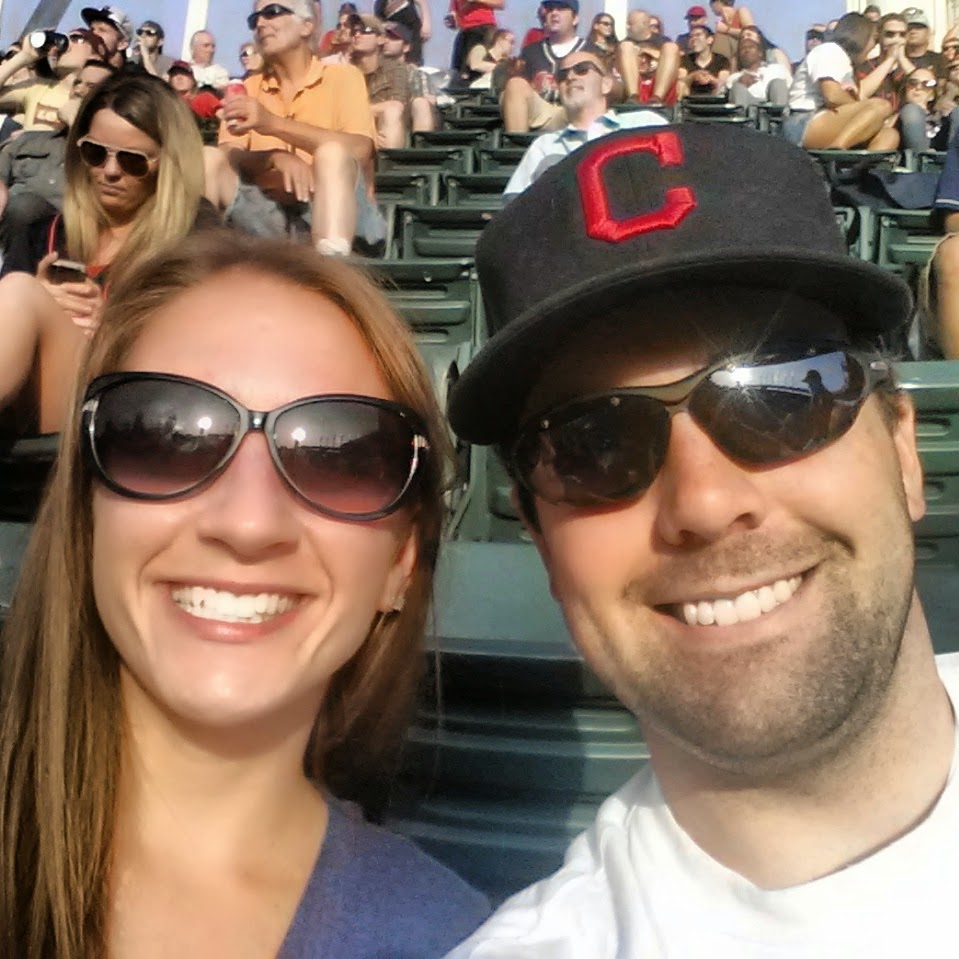 Gorgeous sunny skies at the game