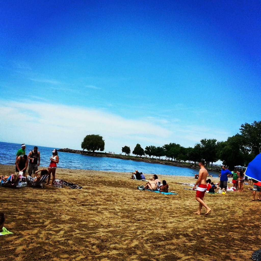 It was seriously super gorgeous out.  Yes, this is Cleveland.