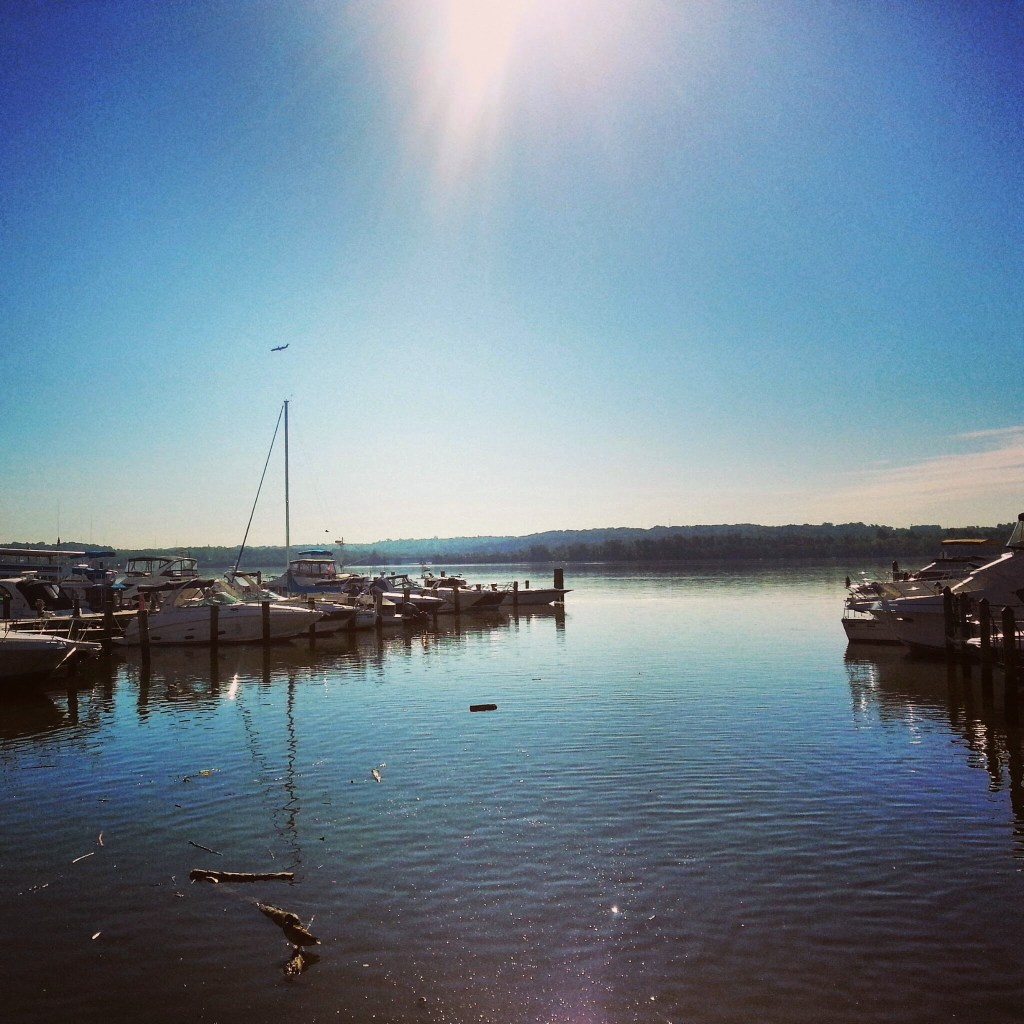View of the water just outside of Old Town Alexandria