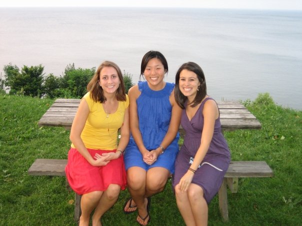 Obligatory picture of Jane and Melgar and I the last time they were in CLE - posing at Edgewater