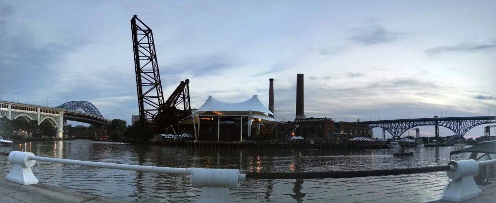 Sunset along the river