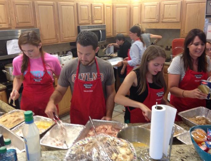 I also helped prepare the chicken