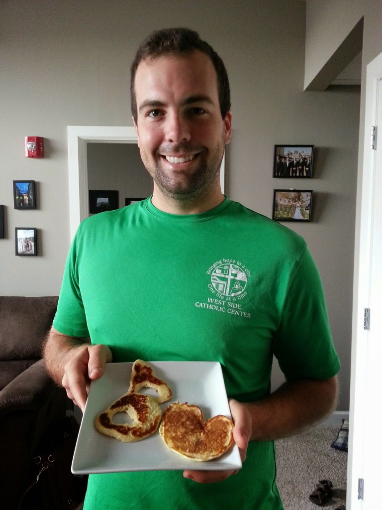 B liked his pancakes too 