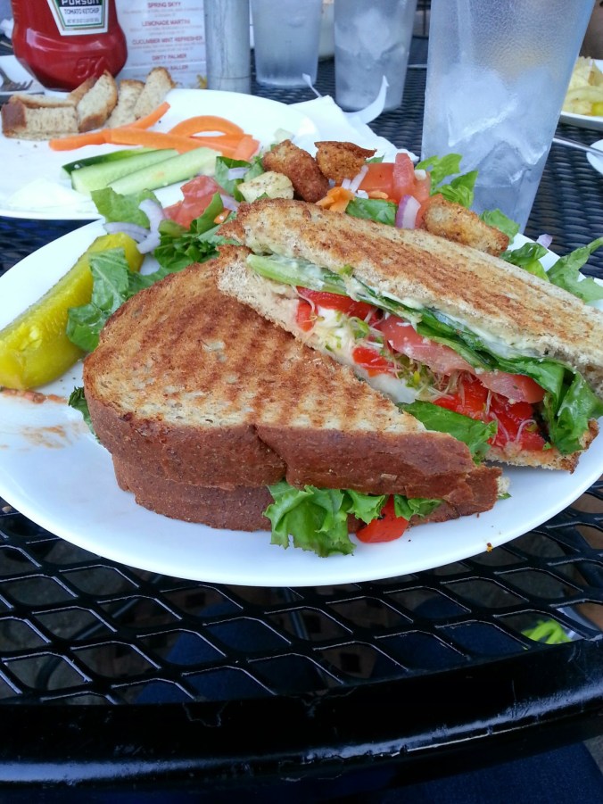 I ate every darn bite of this amazing panini.