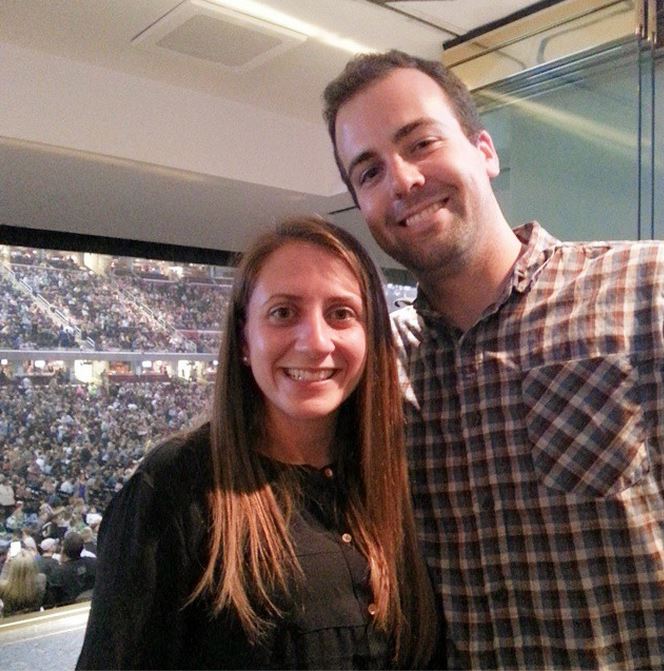 Hanging out in the suite before Eric Church came on