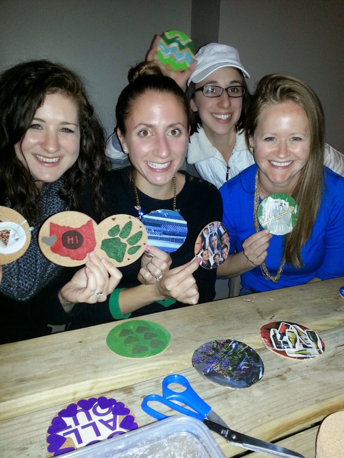 Ladies with the finished product