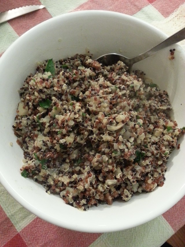 Quinoa with Apples and Pecans - i crashed the web