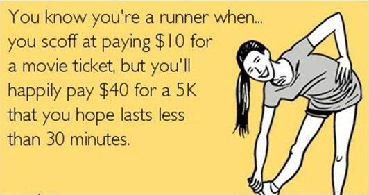 you know you're a runner if