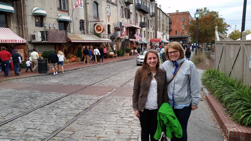 Downtown Savannah with Mary