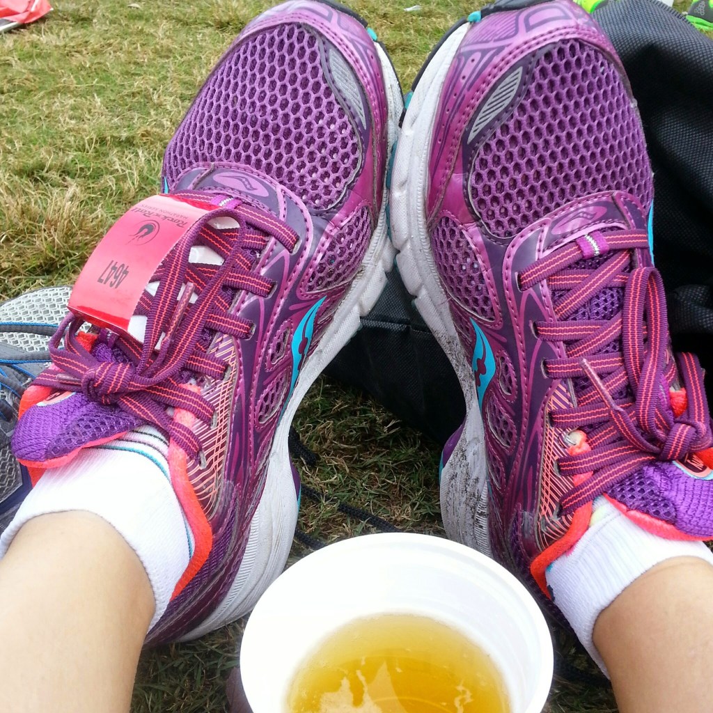 b and i at packet pickup rnr savannah half marathon