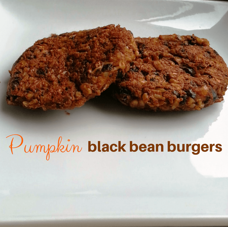 pumpkin black bean burgers i crashed the web