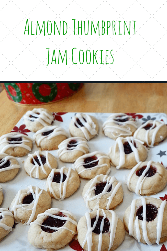 Almond Thumbprint Jam Cookies