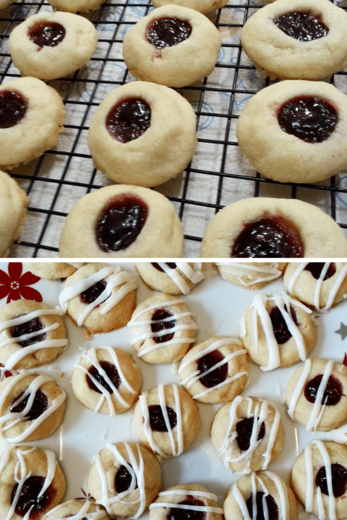 Almond Shortbread Thumbprint Cookies