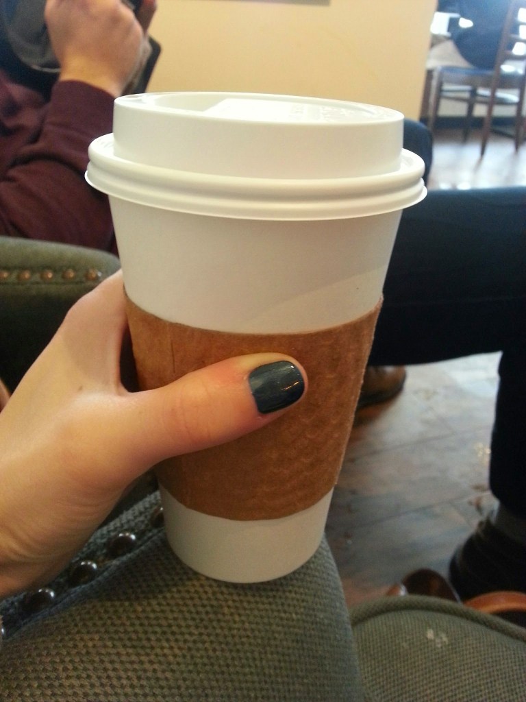 freshly done nails and tea!