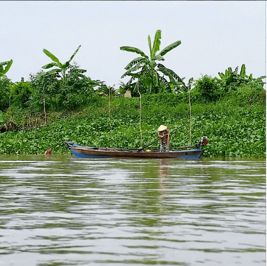 cruising along the mekong