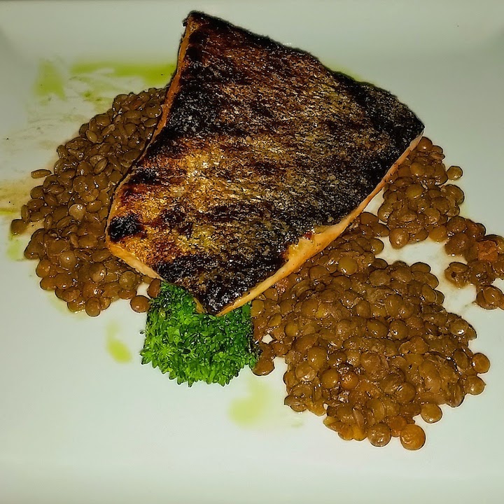 The salmon from the Cibreo restaurant week menu - my mom and I both got it and had leftovers so I have lunch for this week!