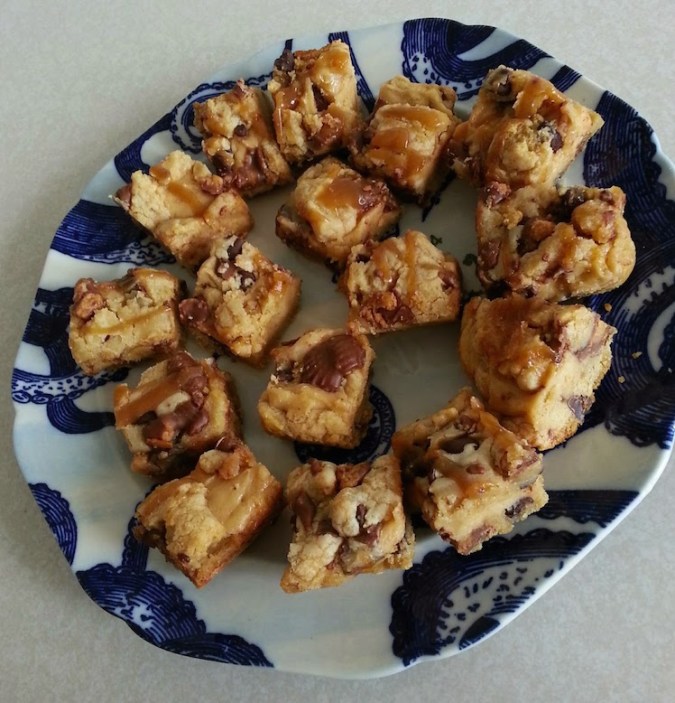 I swear I only had one small one of these bars. Not the whole plate :)