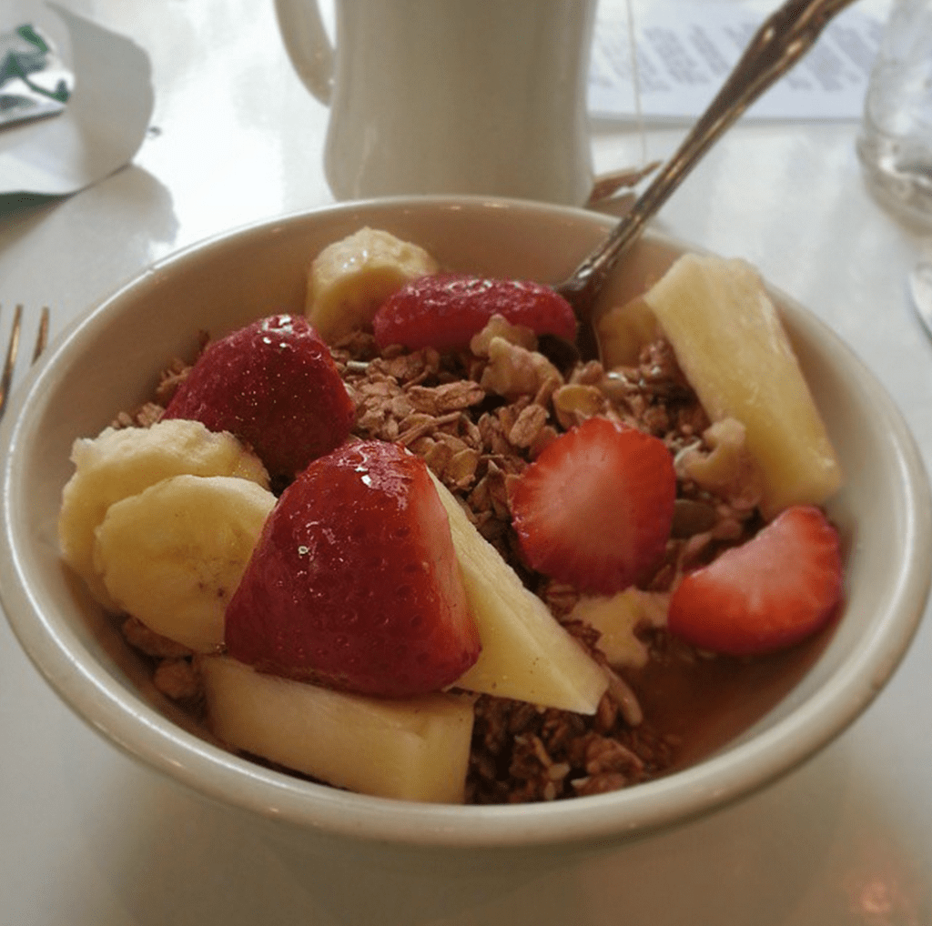 I'm a creature of habit - always order the same granola bowl and love it every time.