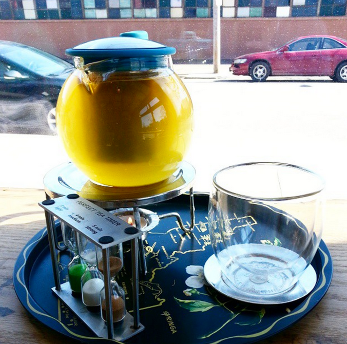 a whole pot of ginger turmeric for me!