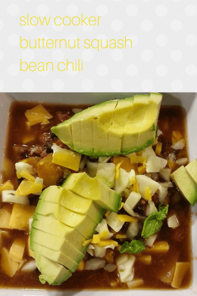 slow cooker butternut squash %0Abean chili (3)