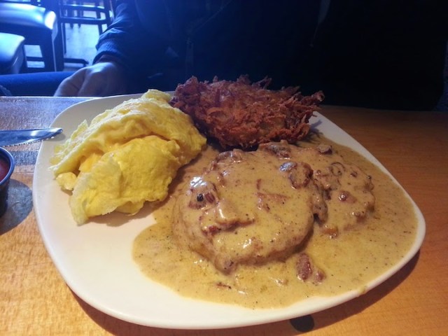 B's food ... that hash brown was great!