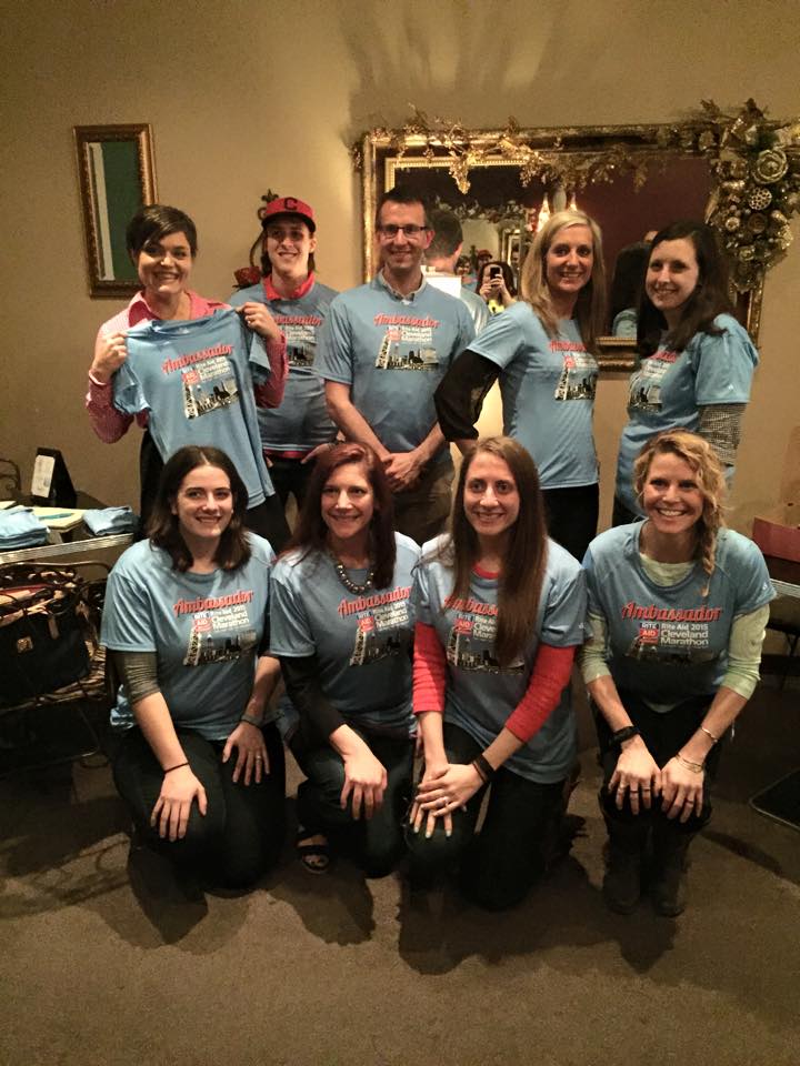 If only I were looking at the camera #storyofmylife (photo via Cleveland Marathon)