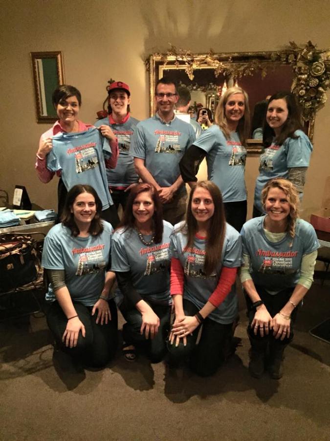 If only I were looking at the camera #storyofmylife (photo via Cleveland Marathon)