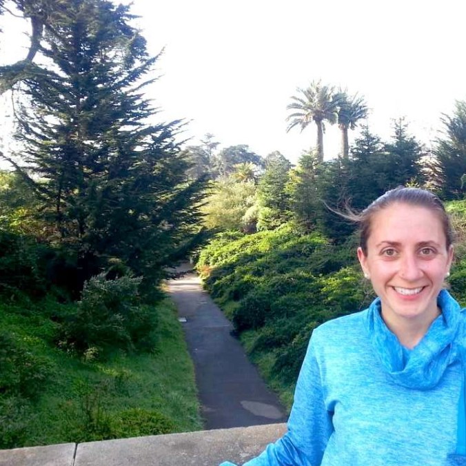 Loving running in Golden Gate