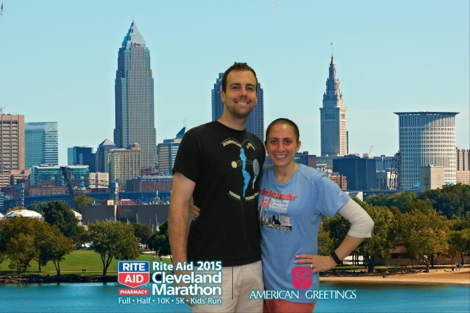 B & I at the Expo. American Greetings photo opp!