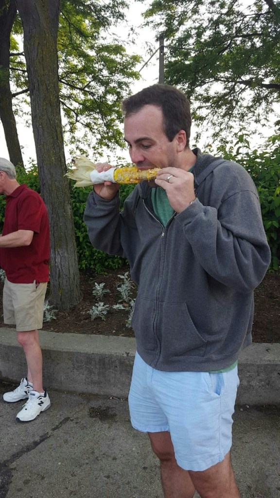 Corn on the cob at summerfest ... when in Milwaukee ...