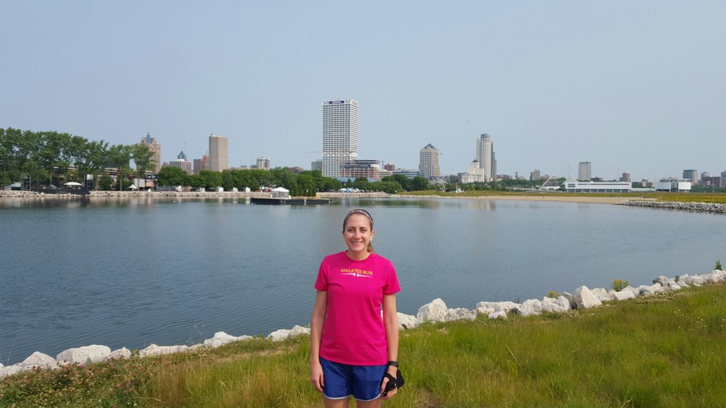 Running along the water in Milwaukee